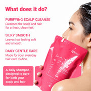 RyxSkin Japan Premium Hair Shampoo 300 mL offers silicone-free cleansing with a soft, smooth finish.