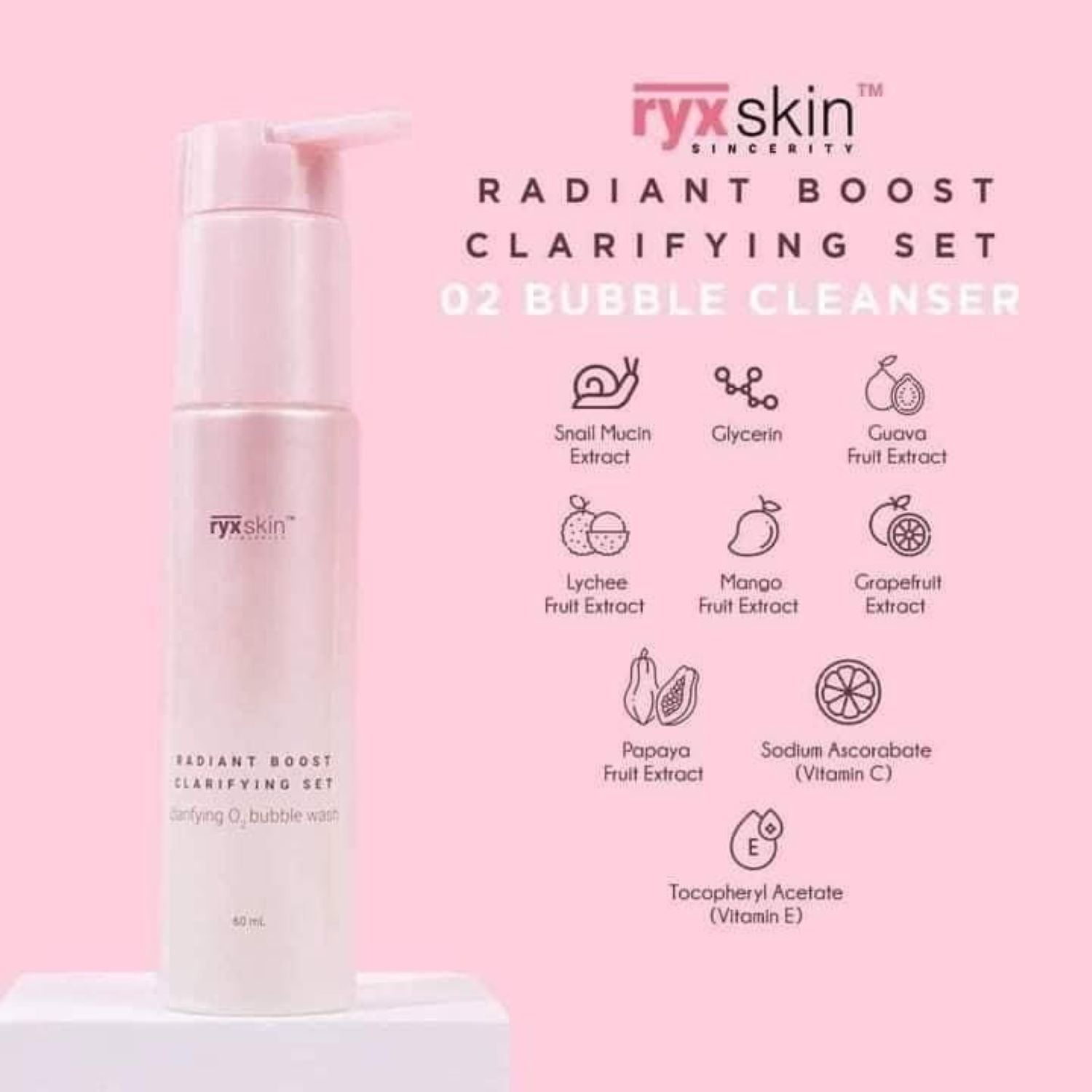 Ryx Skin Radiant Boost Clarifying Set