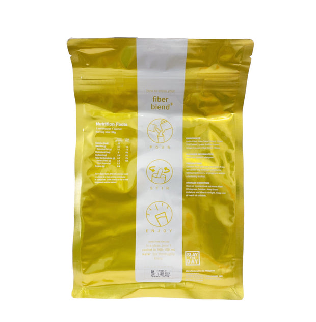 Ryxskin Fiber Blend Honey Lemon Powdered Mix, 10 Sachets