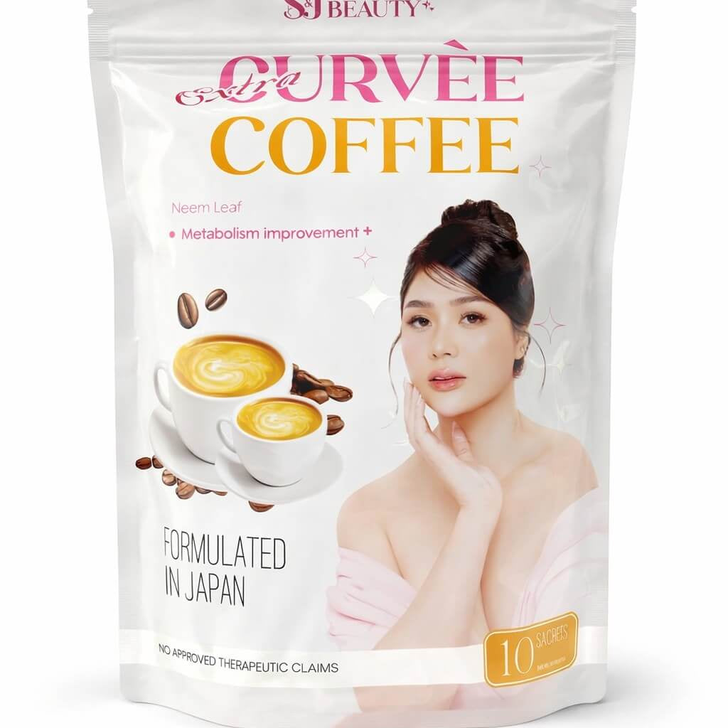 S&J Beauty Extra Curvée Coffee premium coffee drink mix with neem leaf and fiber 10 sachets