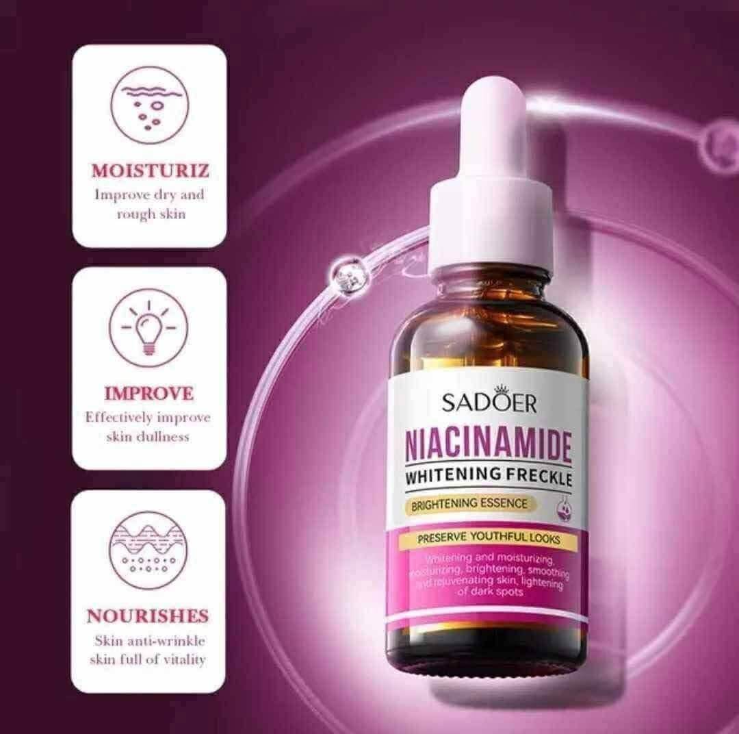 Sadoer Niacinamide Serum 30ml improves skin texture and clarity