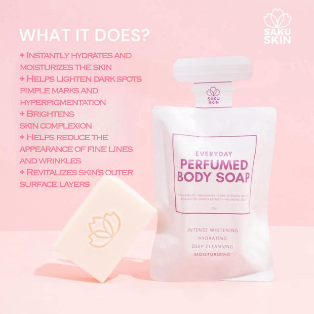 SAKU SKIN Everyday Perfumed Body Soap, 100g