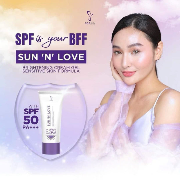 SASKIN Sun 'N' Love Brightening Sunscreen SPF 50 PA+++, 60ml