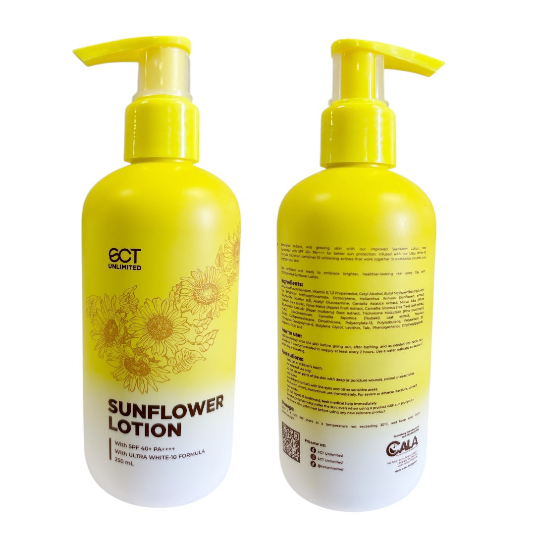 SCT Unlimited Sunflower Lotion with SPF 40 PA+++ (250ml)