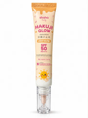 Shaha Beauty Hakuji Glow Light Glow daily sunscreen with a soft complexion-enhancing tint
