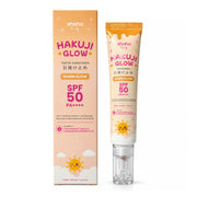 Shaha Beauty Hakuji Glow Warm Glow tinted sunscreen for a smooth and polished-looking complexion
