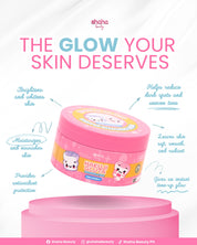 Shaha Beauty Hakuji Gluta Marshmallow Whipped Bleaching Cream 200ml marshmallow scented body cream delivering a sweet and comforting skin care experience