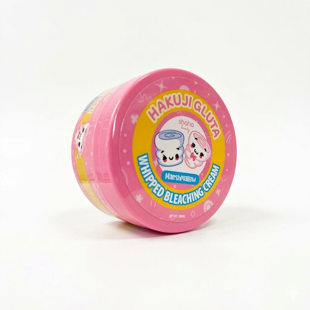 Shaha Beauty Hakuji Gluta Marshmallow Whipped Bleaching Cream 200ml radiance body care cream for healthy looking and refreshed skin appearance