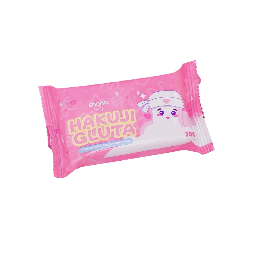 Shaha Beauty Hakuji Gluta Soap with niacinamide and gluta blend for soft skin