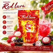 Shinjiru Red Lava refreshing lychee, acai berry and mangosteen drink blend