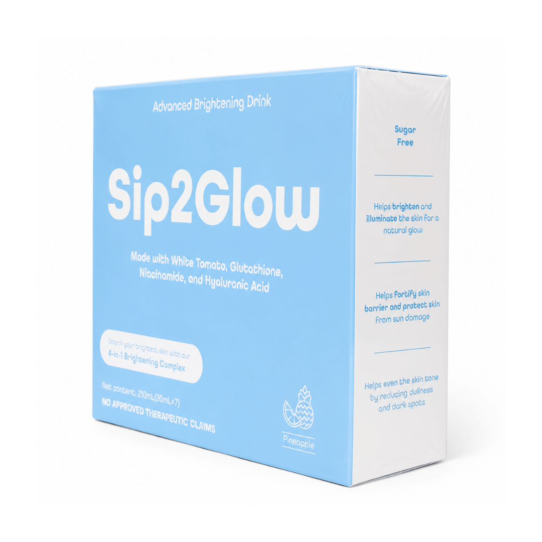 Sip2Glow Advanced Brightening Drink pineapple flavor featuring a premium liquid formula designed for everyday wellness routines.