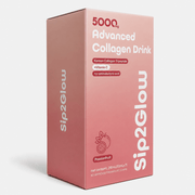 Sip2Glow Advanced Collagen Drink with refreshing passionfruit flavor designed for convenient daily enjoyment.
