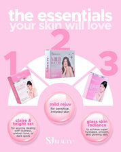 S&J Beauty Mild Complete Skincare Set 4-Piece Kit for Face Care as complete skincare solution