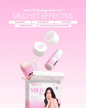S&J Beauty Mild Complete Skincare Set 4-Piece Kit for Face Care with thymus extract