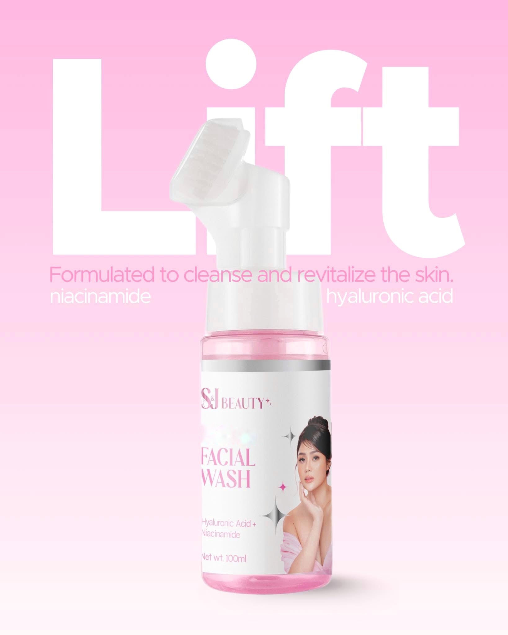 S&J BTX Facial Wash premium gentle cleansing formula for smooth skin