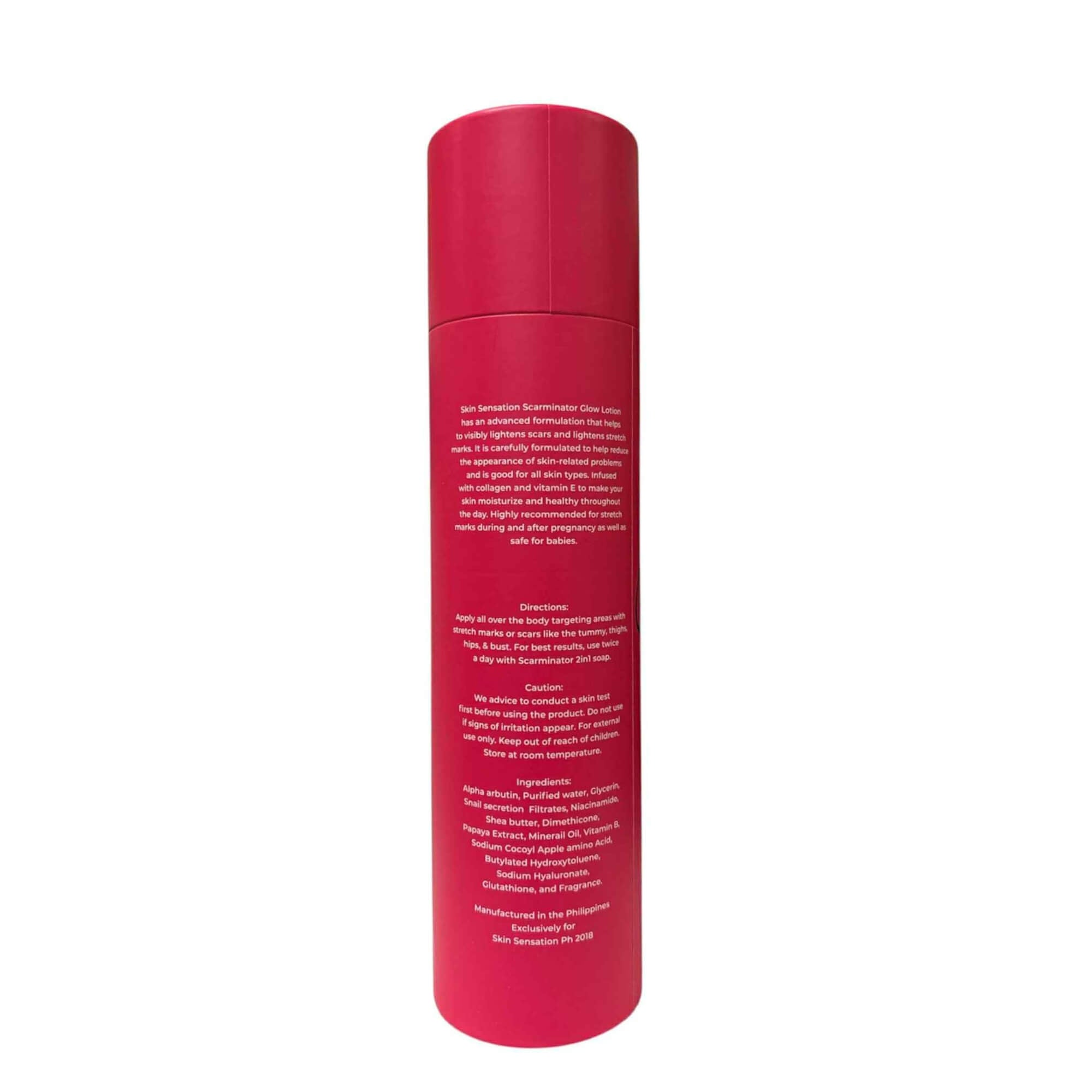 Skin Sensation Scarminator Glow Lotion 250ml – Hydrating All-Over Glow Lotion with Collagen, Niacinamide & SPF40