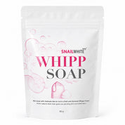 SNAILWHITE Whipp Soap 80g with delicate net for creating rich facial cleansing foam
