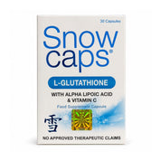 SnowCaps L-Glutathione 500mg with ALA & Vitamin C in a convenient 30-capsule supply