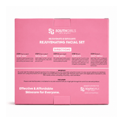 SouthGirls Skin Expert Rejuvenating Facial Set 5-in-1 featuring a complete skincare routine for cleansing, toning, moisturizing, and daily care.