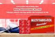 2 Bottles STRESSTABS - Multivitamins + Iron - Anti Stress Vitamin Formula 30 Tablets