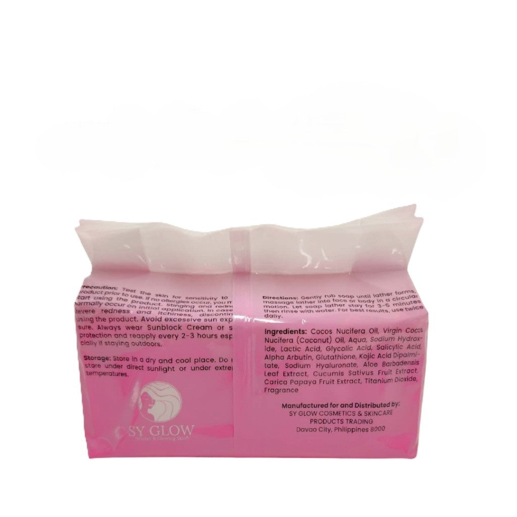 SY Glow 20X AHA BHA Peeling Soap 500g dual acid exfoliation for improved skin texture