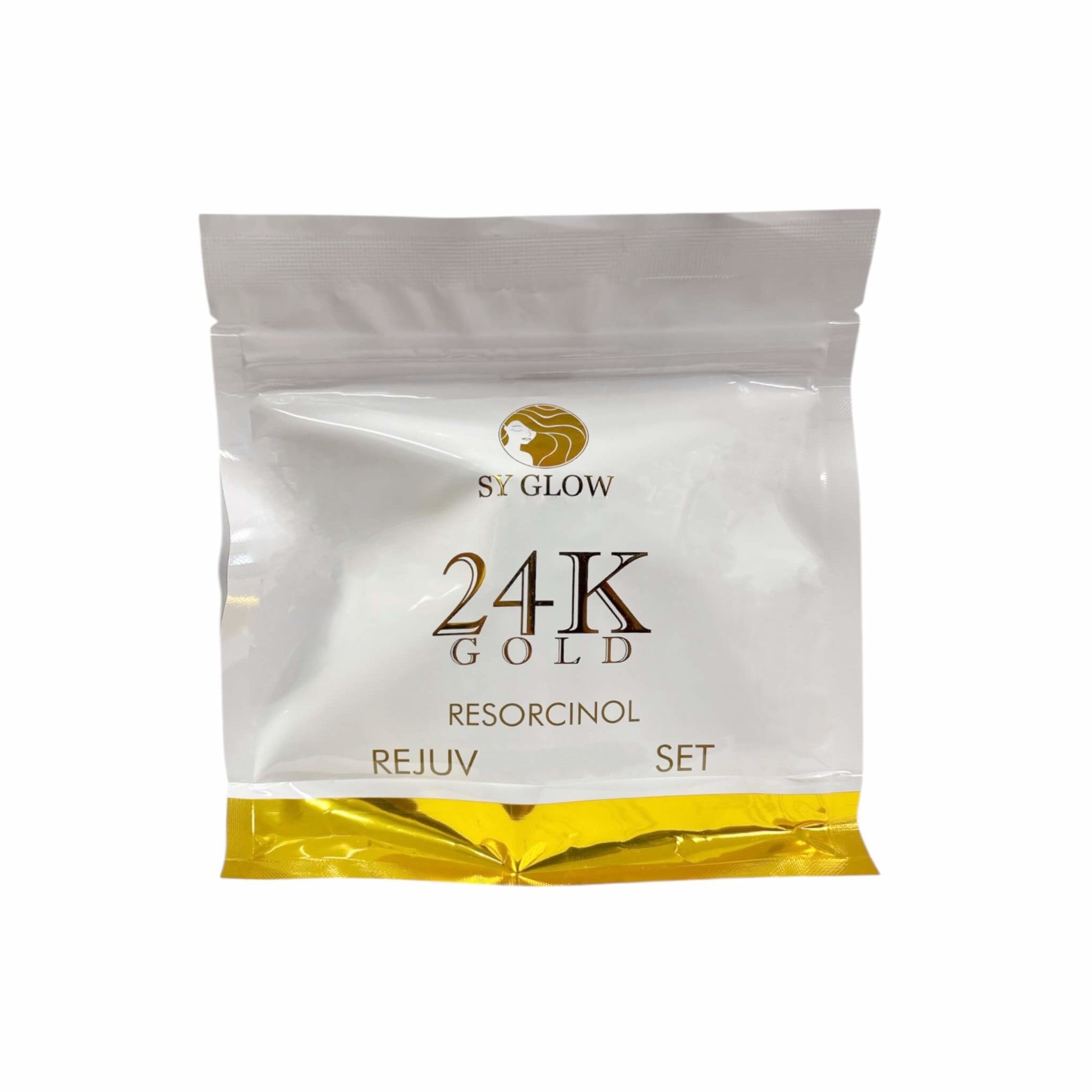 SY GLOW 24K Gold Bundle Rejuvenating 4-Step Facial Kit with SPF 45 Sunscreen complete skincare system