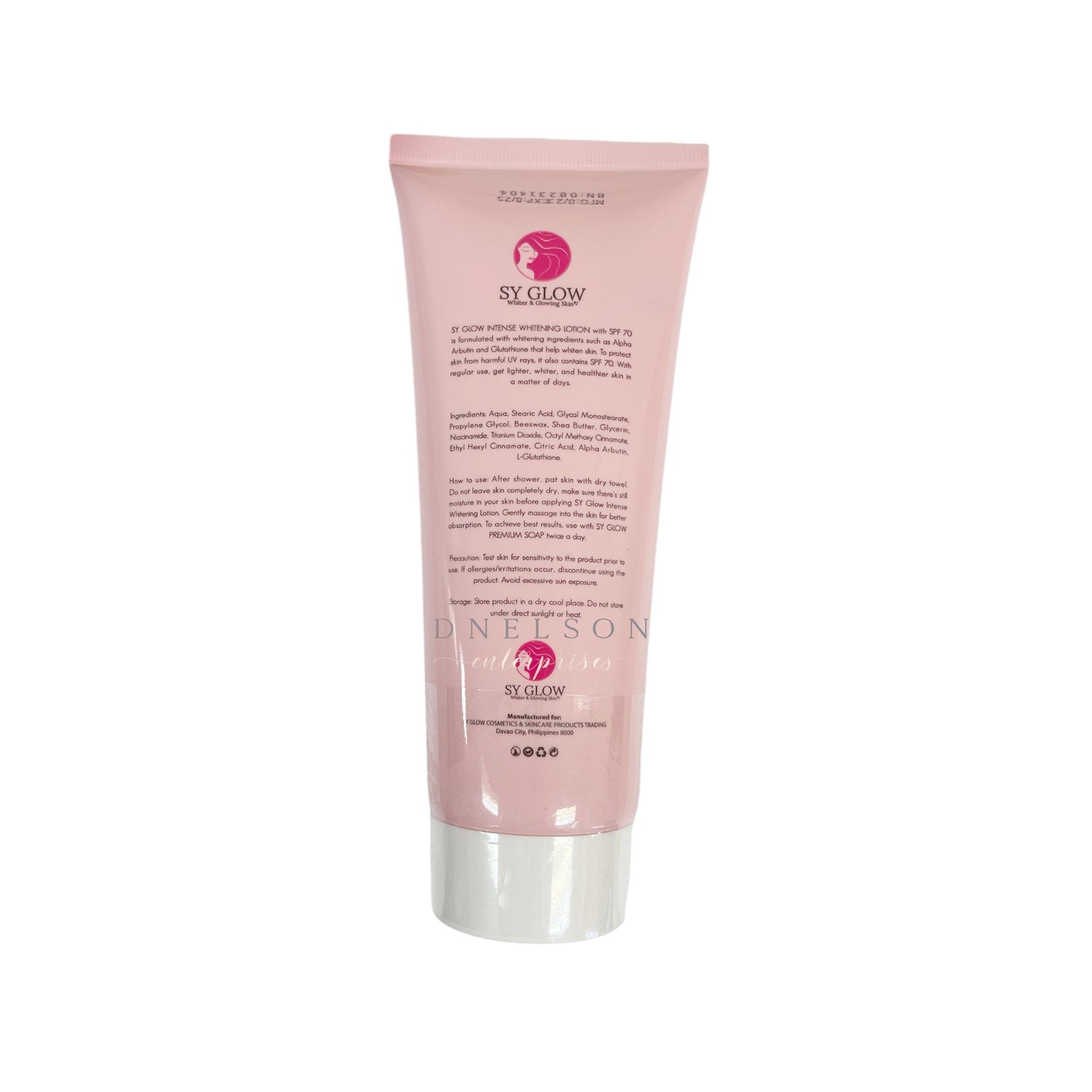 SY GLOW Intense Whitening Lotion SPF 70 Alpha Arbutin & Glutathione, 250ml SY GLOW Intense Whitening Lotion SPF 70 Alpha Arbutin & Glutathione, 250ml