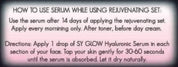 SY GLOW Rejuvenating set & Hyaluronic Serum Combo