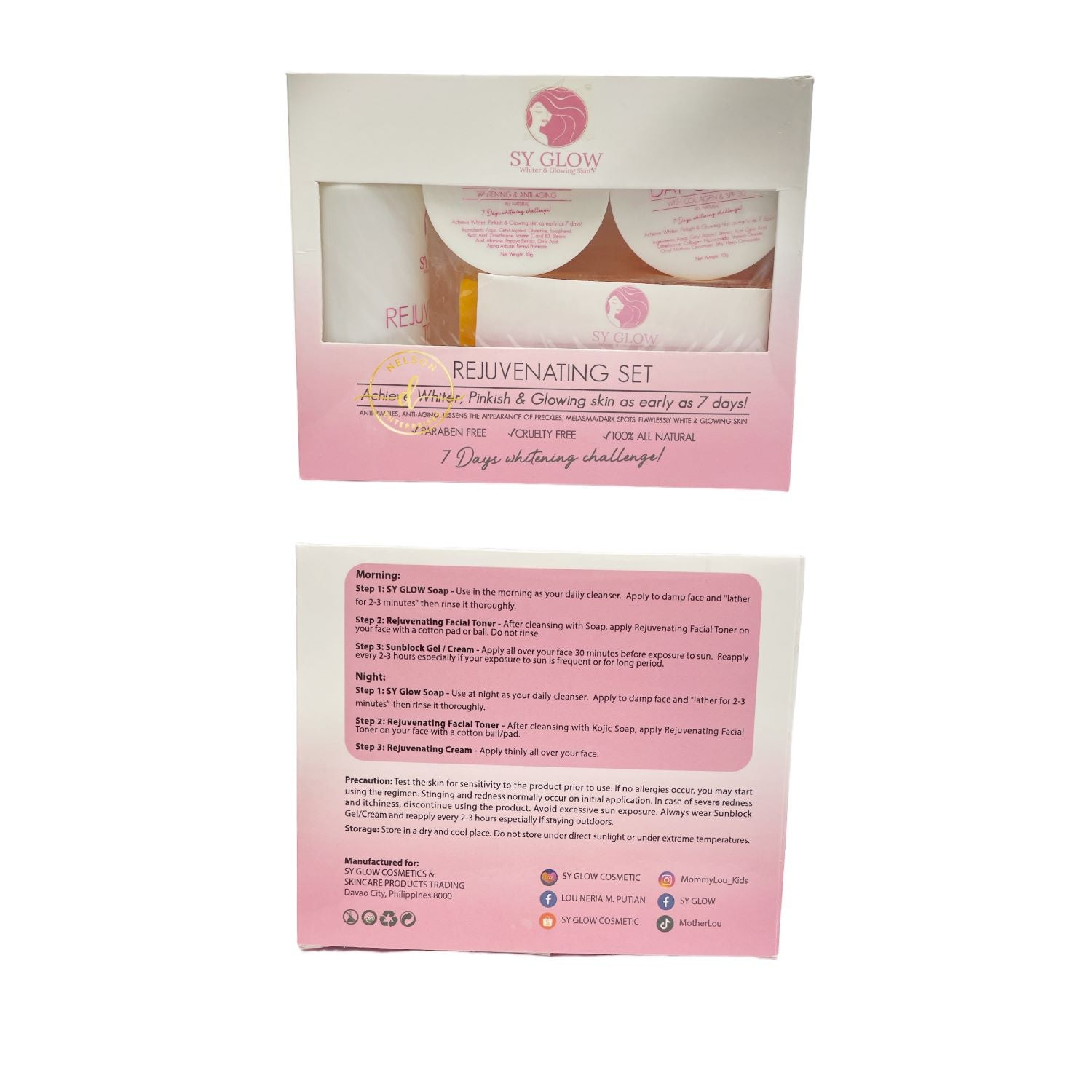 SY GLOW Rejuvenating set – D Nelson Enterprises