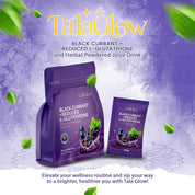 Tala Glow Black Currant L-Glutathione Herbal Juice Drink supports body hydration