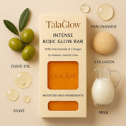 Tala Glow Intense Kojic Glow Bar ultra moisturizing soap with olive oil for smooth skin