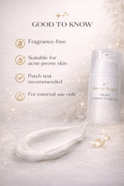 Tala Glow Night Correct Cream helps maintain smooth and comfortable skin