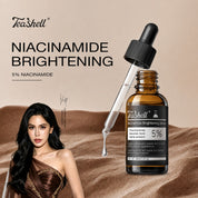 TeaShell 5% Niacinamide Serum 30ml delivers lightweight hydration for a fresh-looking complexion.