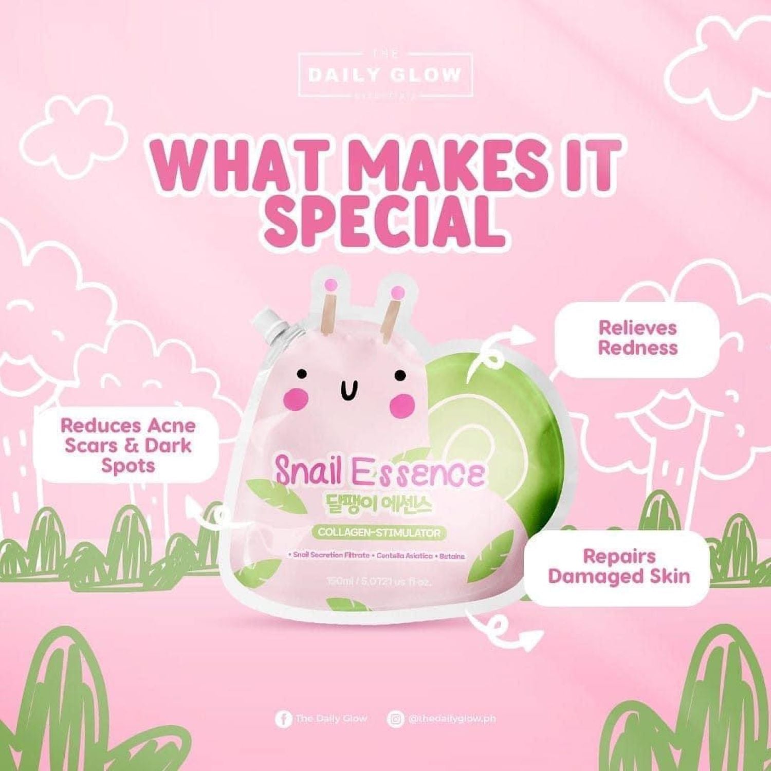 The Daily Glow Essentials Snail Essence