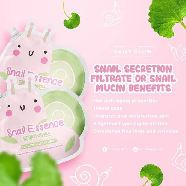 The Daily Glow Essentials Snail Essence Collagen Stimulator, 150ml