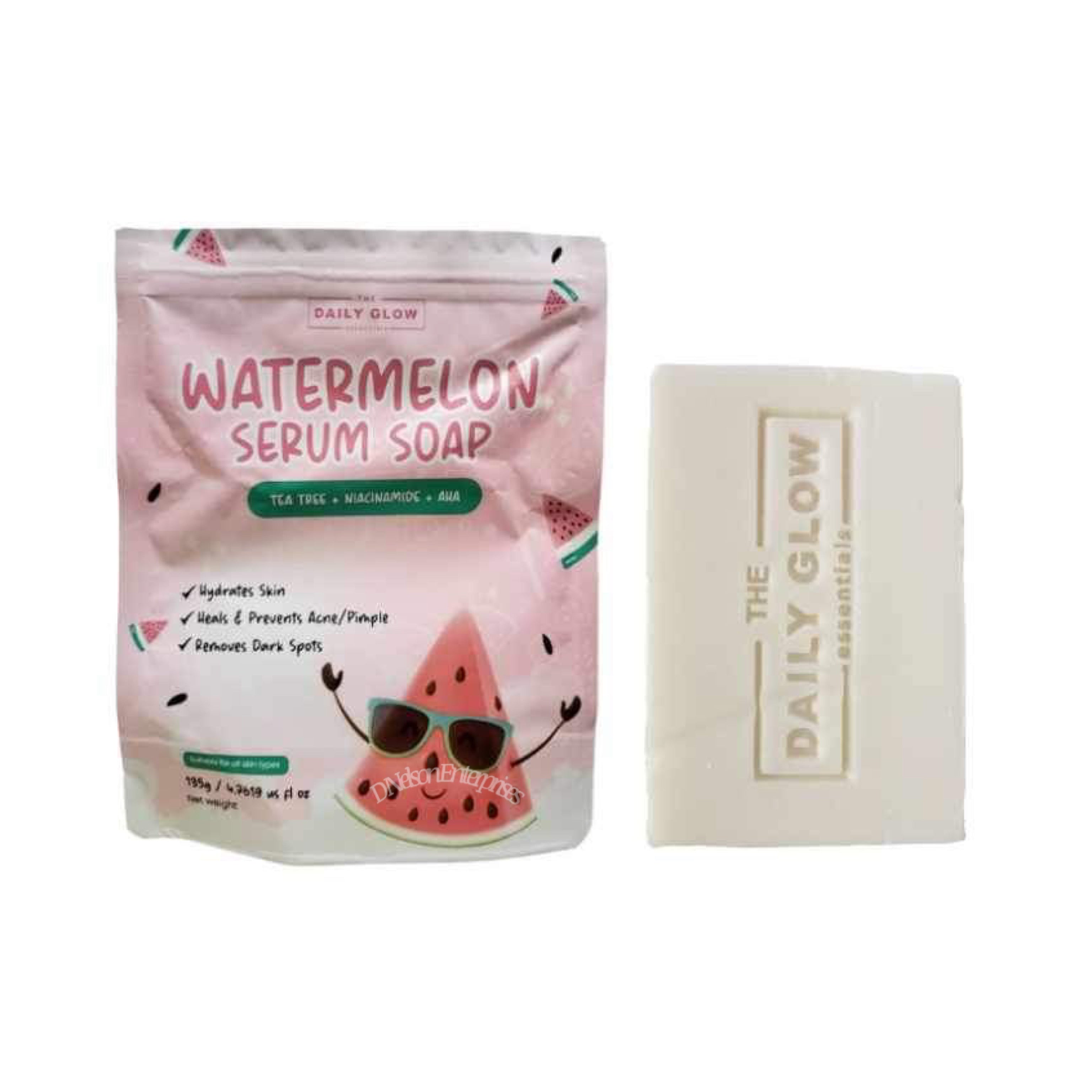 The Daily Glow Essentials  Watermelon Serum Soap, 135g