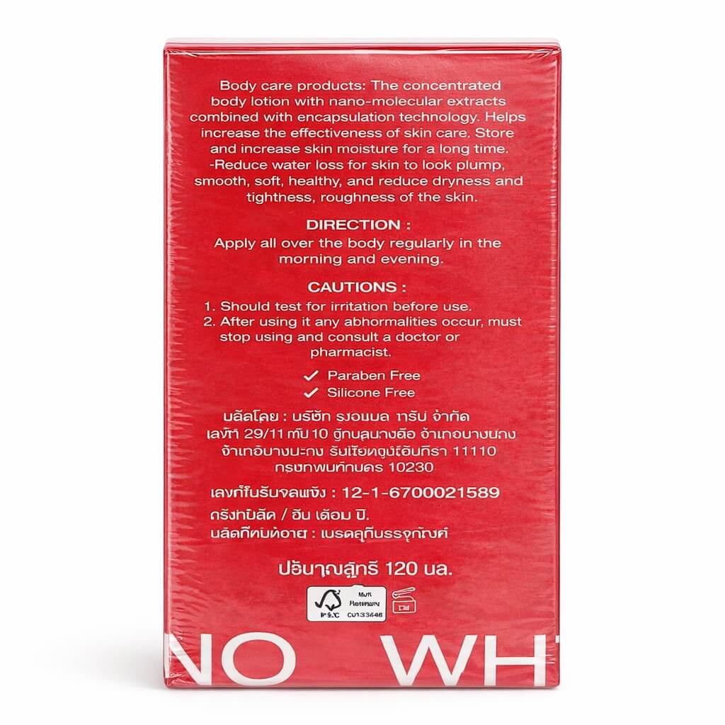 The Elf Glow Nano White Booster Body Lotion 120ml nano encapsulation formula for improved absorption