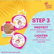 The Queen Rejuvenating Facial Set supports balanced and even skin texture