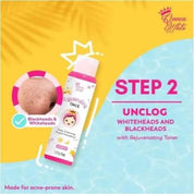 The Queen Rejuvenating Facial Set promotes smooth and clear-looking skin