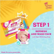 The Queen Rejuvenating Facial Set clarifying formula for refined and even skin texture