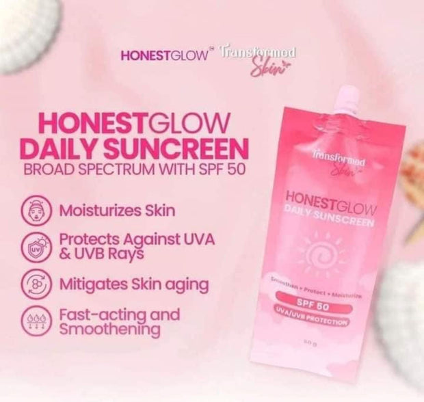 Transformed Skin Honest Glow Daily Sunscreen