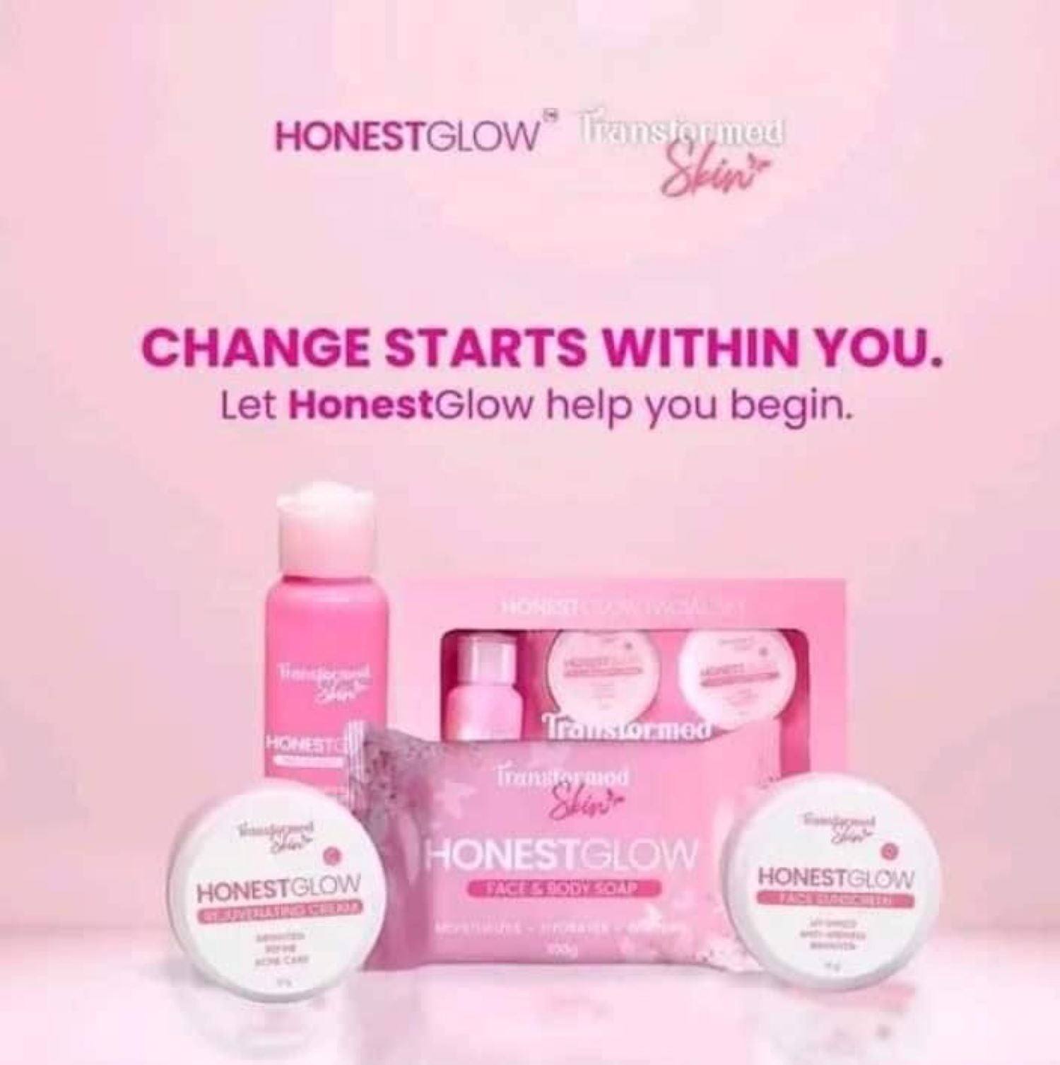 Transformed Skin Honest Glow Facial Set