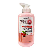 UNAR® Alpha Arbutin Body Lotion with AHA + BHA, Shea Butter & Niacinamide, Exfoliating & Moisturizing Body Cream for Smooth, Soft Skin, Parfum Scent, 500ml