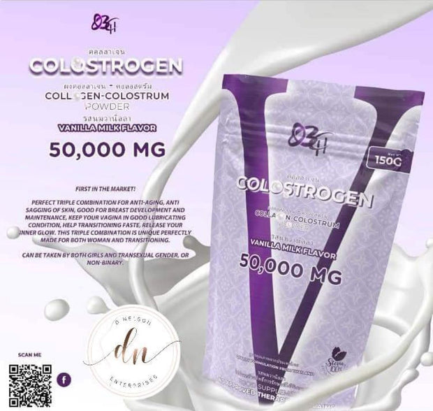 2 Packs V Colostrogen Vanilla Milk Flavor 150g - 30 Day Supply