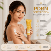 Vida Essentials PDRN Body Lotion 150ml Lightweight Body Moisturizer with Comfortable Daily Wear