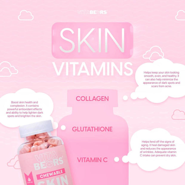 VitaBears SKIN Vitamins - 60 Gummies