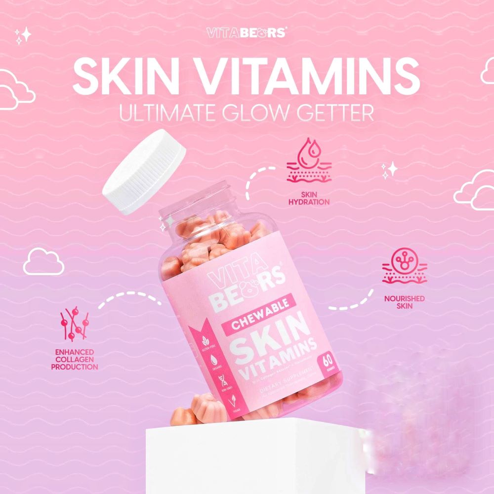 VitaBears SKIN Vitamins - 60 Gummies