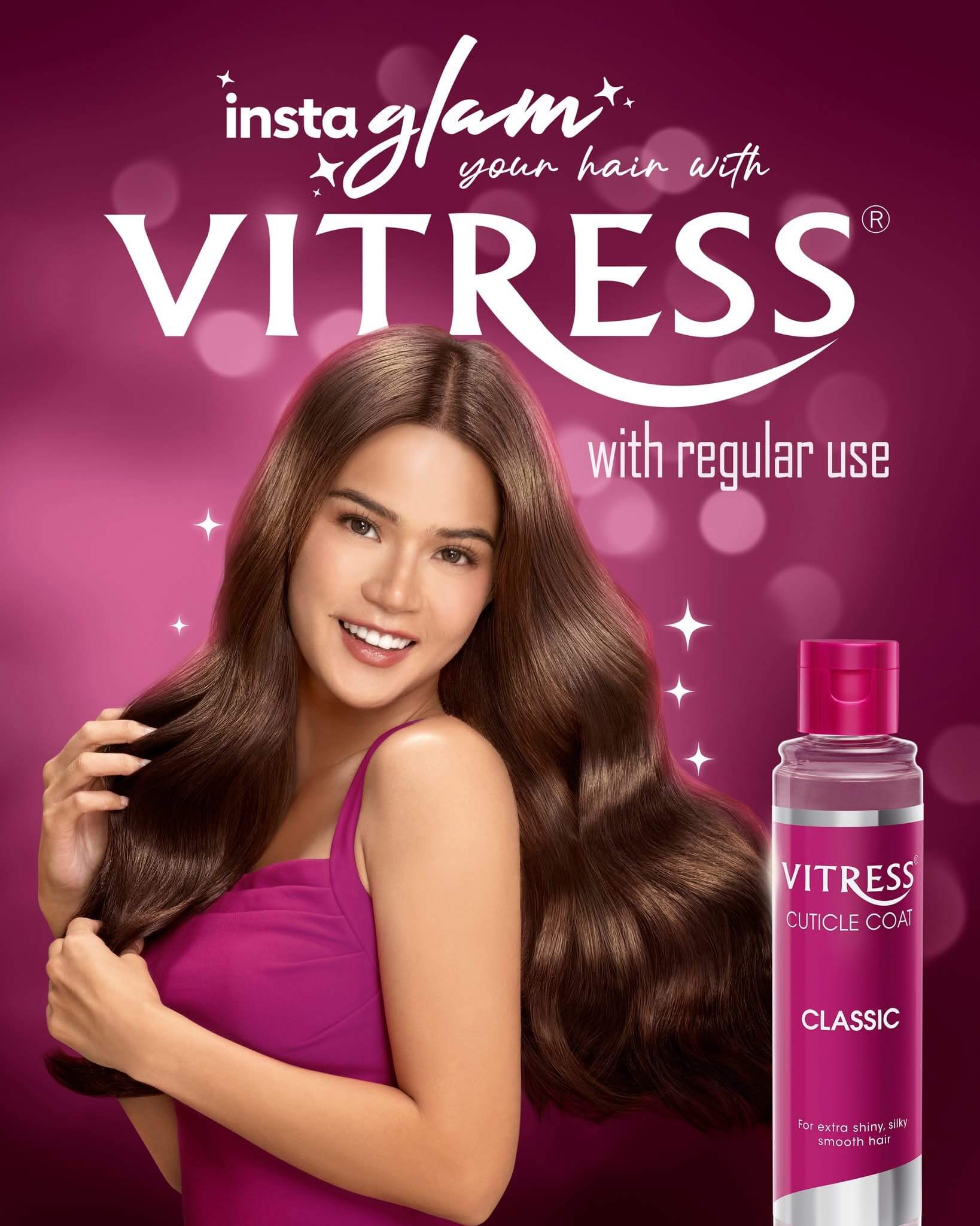 Vitress Cuticle Coat Classic 30ml hair serum for frizz control