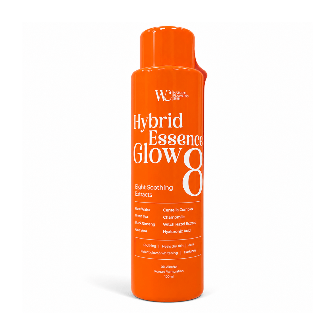 WC Natural Flawless Skin Hybrid Essence Toner 100ml refreshing hybrid essence formula for daily skincare.