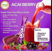 Weekit 7 Acai Berry Beauty Drink Mix seven-berry blend daily supplement